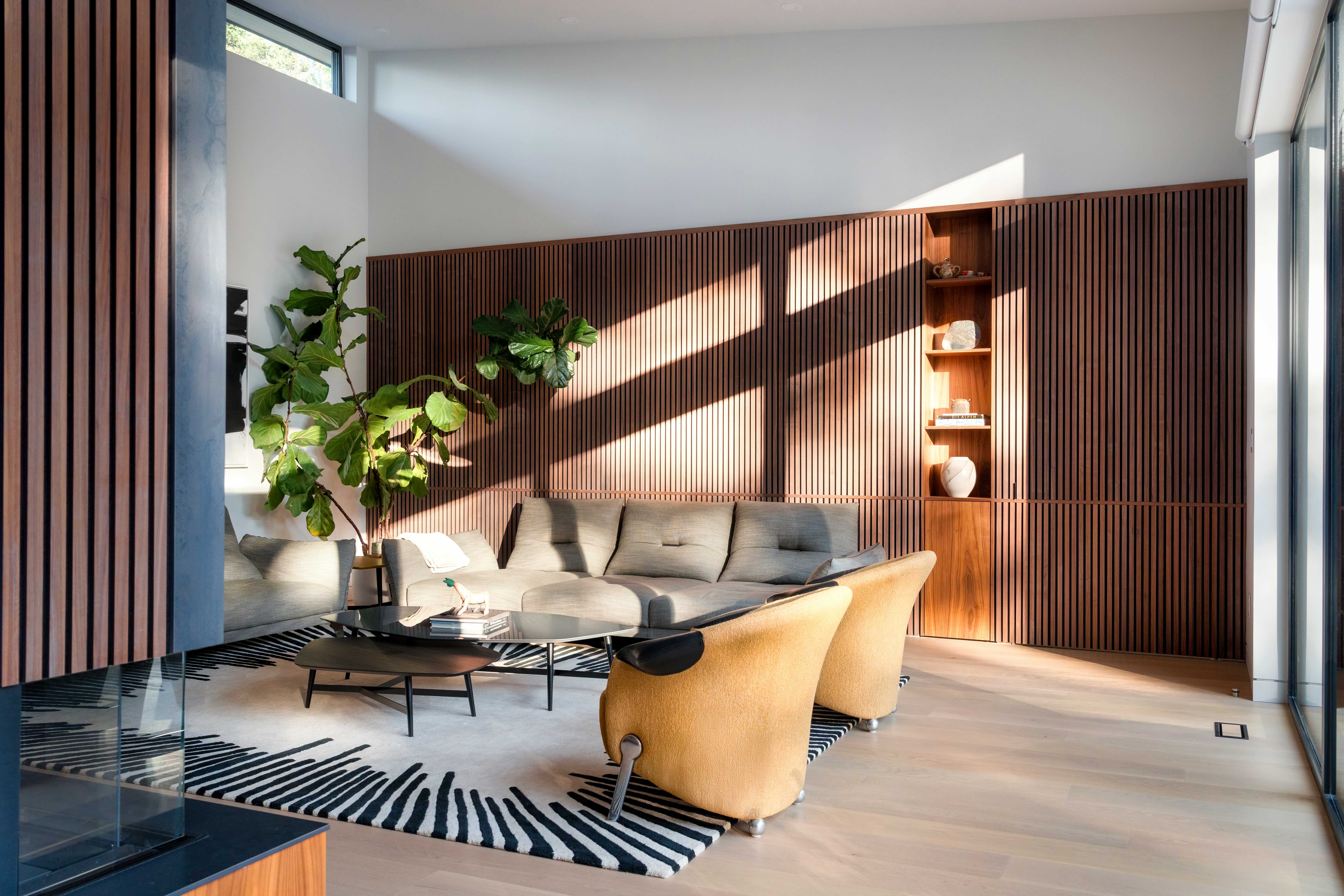 Open plan living zone